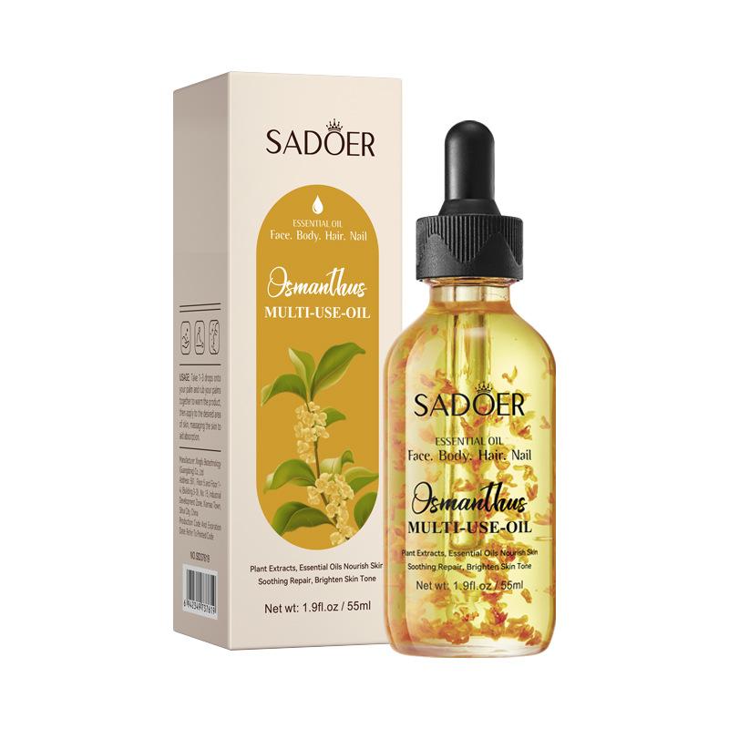 Роскошное сухоцветное розовое многофункциональное массажное масло 55 мл для питания тела с эфирными маслами