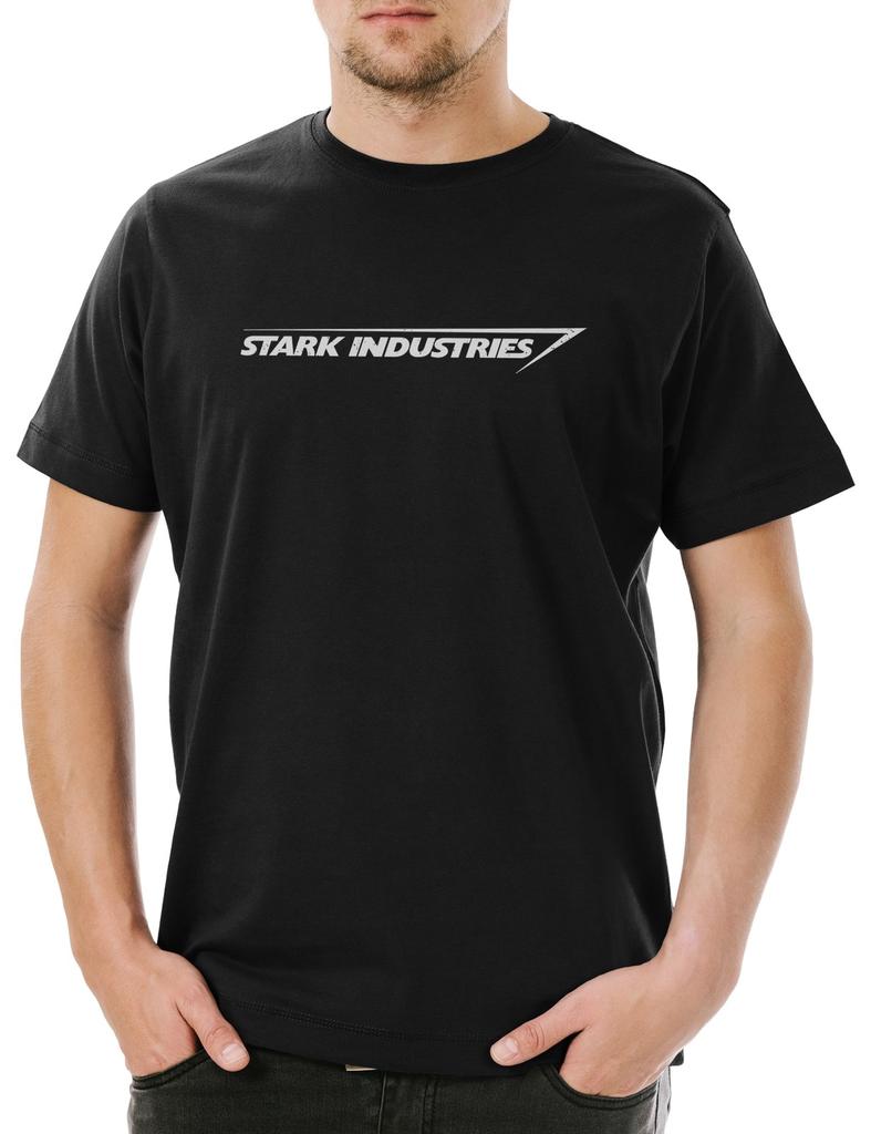 Stark Industries I Men's T-Shirt Mens Womens Tees Top Iron Logo Arc Man Reactor Tony Mark II Armor