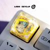 PokMon Gengar Snorlax  Keycap Anime Peripheral Mechanical Keycaps Single Cute Resin Dropping Glue  Keycap