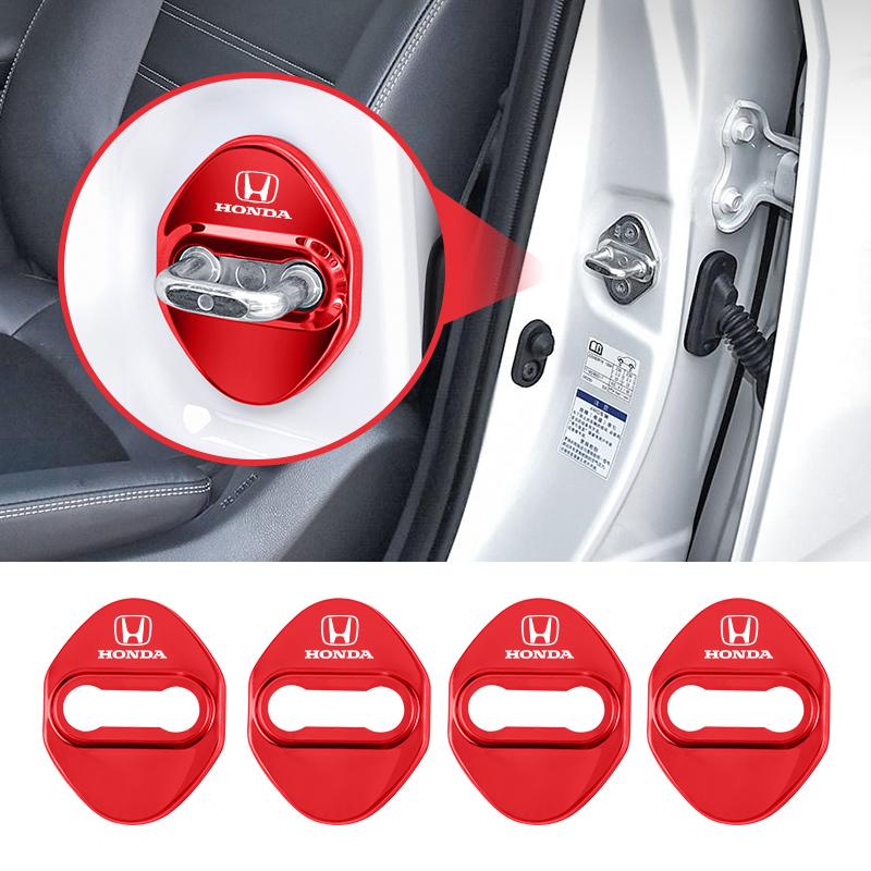 4 шт. Титановый сплав Защитная крышка замка двери автомобиля Для Honda Civic Fit Jazz Accord Pilot CRV Odyssey Passport City Shuttle HRV