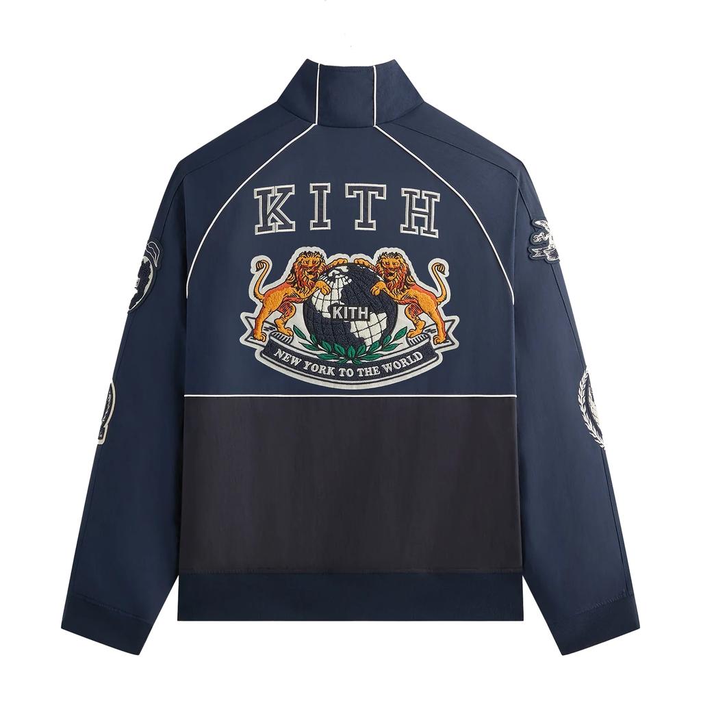 Kith Dejan Racing Jacket Nocturnal Men Outerwear Black KHM010906-413