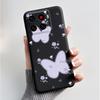 Чехол для телефона ZTE Blade A56 BladeA56 Pro Корпус Роскошная Мода Бабочки Цветы Черный Мягкий ТПУ Силикон Защитный Чехол