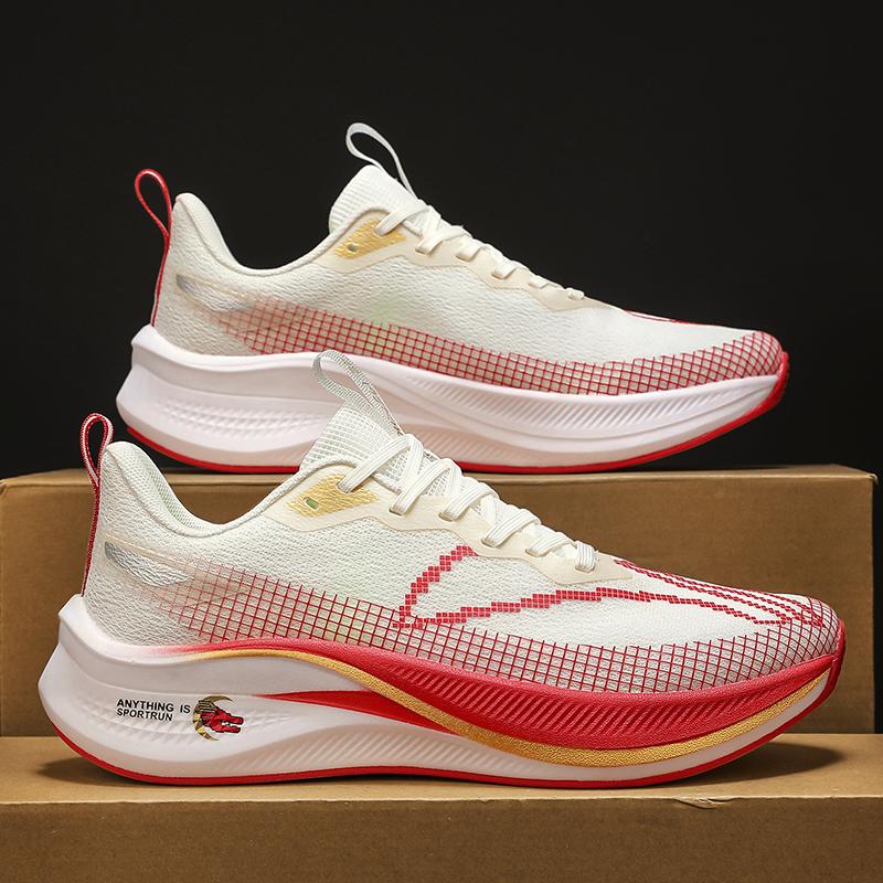 2024 повседневная модная мужская дышащая обувь для бега, новая сетчатая летающая тканая обувь, уличная обувь для бега, спортивная обувь, модная обувь