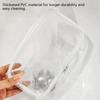 1 шт. Прозрачный пылезащитный косметический чехол, многофункциональный ящик для хранения, дорожная сумка для хранения из ПЭТ, органайзер, аксессуары