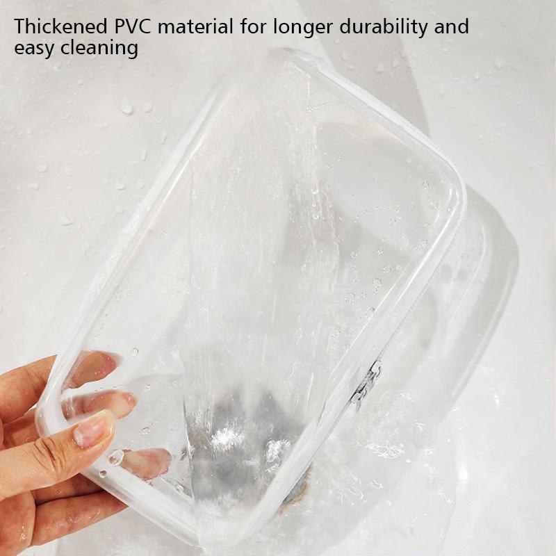 1 шт. Прозрачный пылезащитный косметический чехол, многофункциональный ящик для хранения, дорожная сумка для хранения из ПЭТ, органайзер, аксессуары