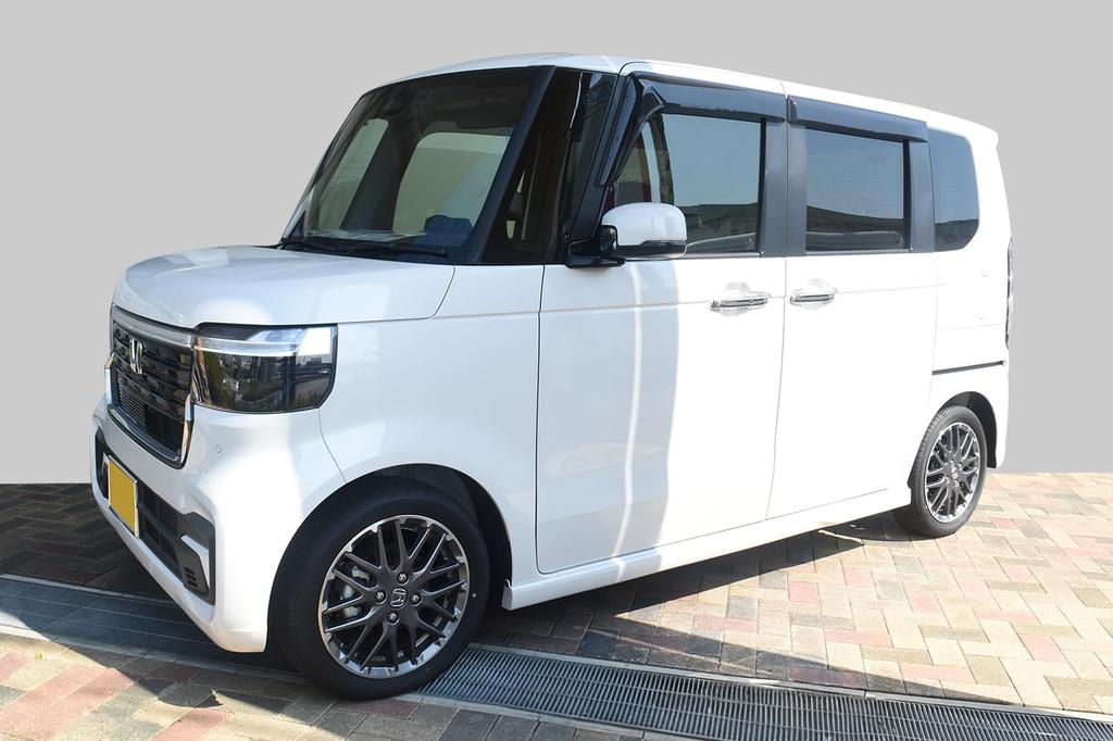 SecondStage Door Mirror Base Panel for Honda Piano H114BLK N-BOX (JF3/JF4/JF5/JF6), Black,