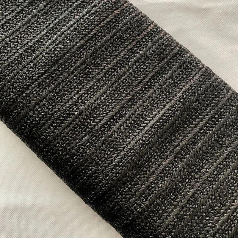 1 ярд экологически чистой полипропиленовой рафии тканой ткани дышащая ручная работа полипропиленовая соломенная ткань ручной вязки материал для пляжной соломенной сумки