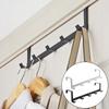 Kitchen Hook Non Perforated Clothes 5row Hook Living Room Hanging Clothes Hanger Dormitory Clothes and Hats Hanging Clothes Hook