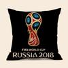Хлопковая наволочка с эмблемой для 32 команд-участниц чемпионата мира по футболу для дома, бара, лаунжа