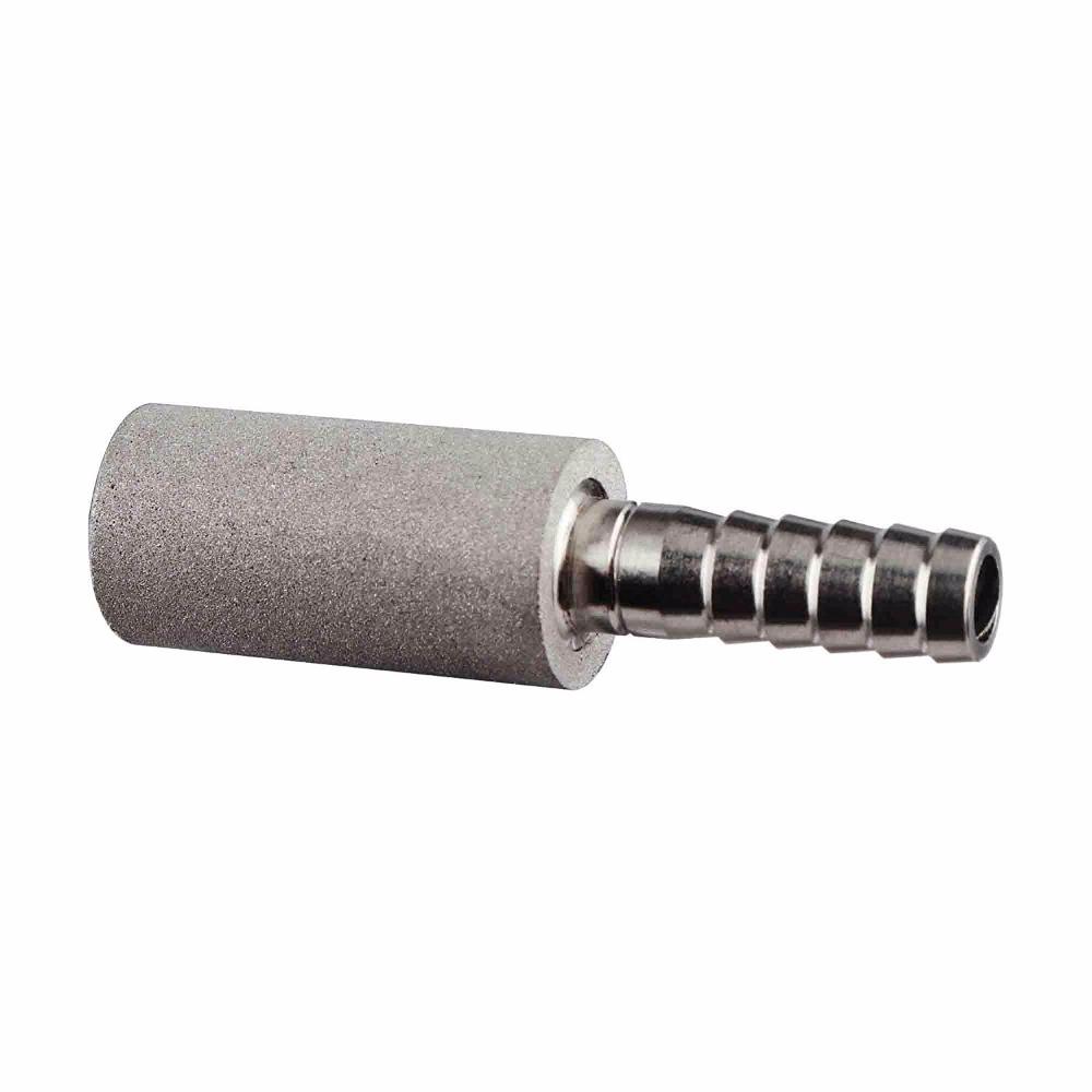 2 Micron Diffusion Stone Stainless Steel Aeration Stone Carbonating Stone With 1/4" Barb & 30cm Silicone Hose For Homebrew Wine