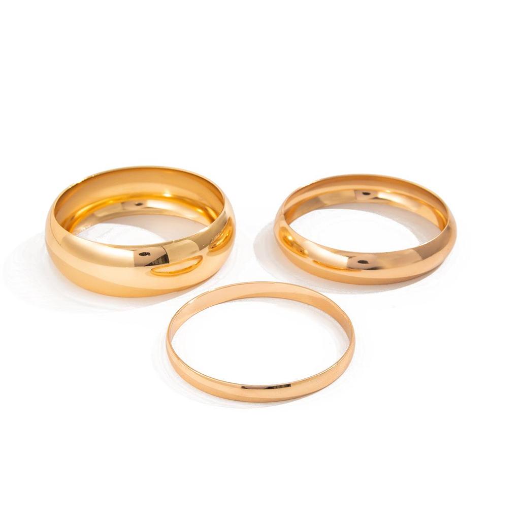 Элегантный геометрический браслет Twist Metal Set