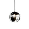 Metal Globe Pendant Ceiling Lamp Industrial Style Vintage Home Decoration for Art Cafe Bedroom Bar