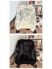 Унисекс ретро свитер с tie-dye из норкового бархата – Уютный, мягкий и теплый зимний трикотаж