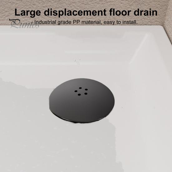 Хромированная крышка сливного отверстия для душа Простая установка погружного стакана Быстрый слив Сменная крышка сифона британского стандарта