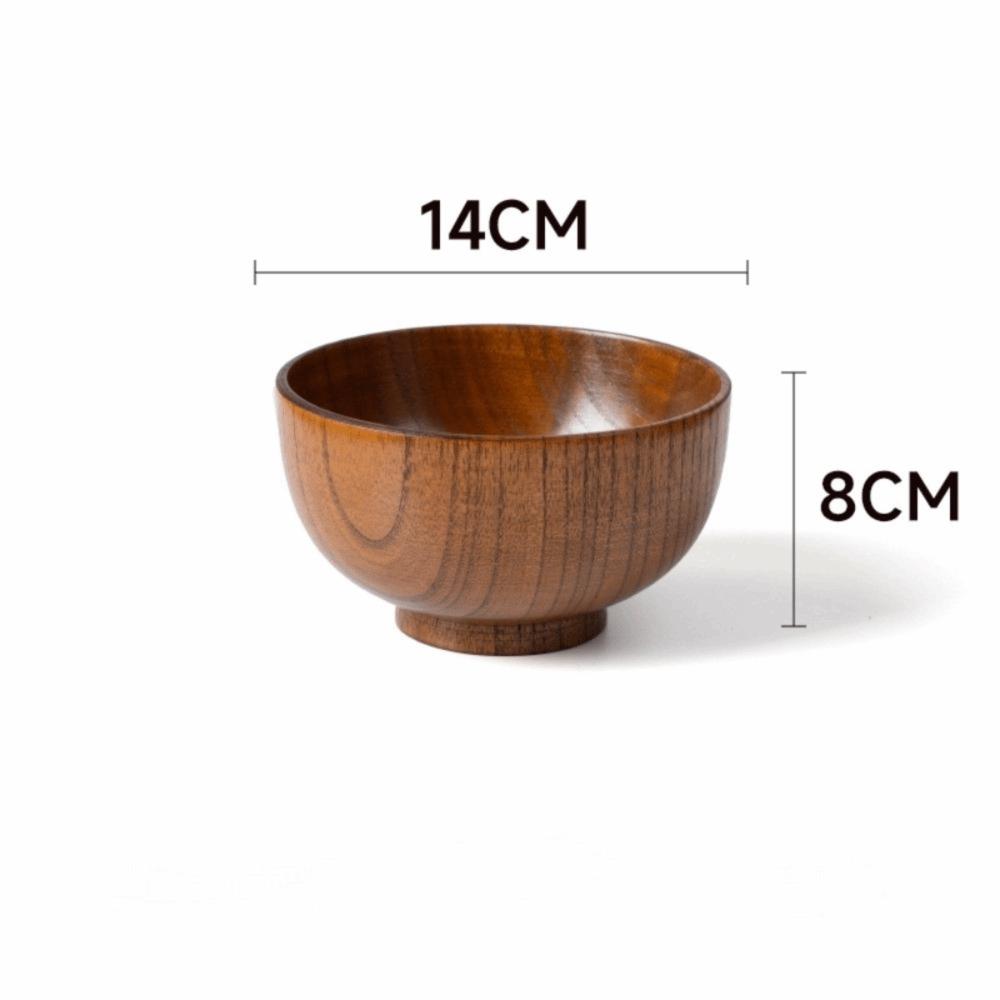 Japanese Style Wooden Bowls Handmade Crafts Wooden Utensils New Food Containers Tableware