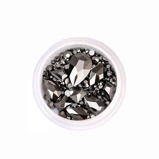 1 коробка маникюрный декор блестящие ногти красота горный хрусталь модный 3D декор ногтей для накладных ногтей