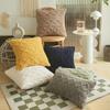 Jacquard Plush Geometric Pillow Cushion Cover Pillow Lumbar Pillow Cover Sofa Without Core Stripes