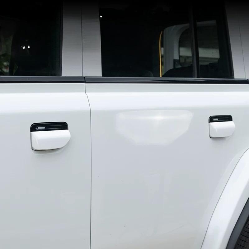 For Chery iCAR iCAUR V23 V23S Door Handle Decor Sticker Door Pull Anti-scratch Protector Cover Modification Exterior Accessories