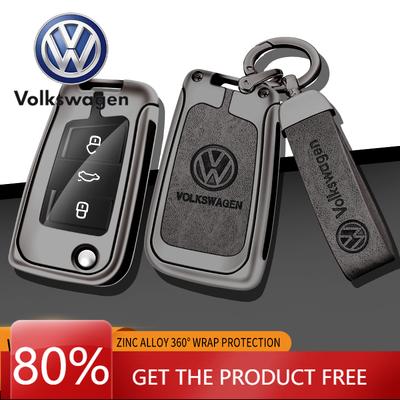 Для автомобиля VOLKSWAGEN Чехол-сумка из ТПУ и цинкового сплава для ключей Брелок для ключей автомобиля Металлическая оболочка для ключей Для Volkswagen VW Tiguan MK2 Golf 7 MK7 T-Cross T-R
