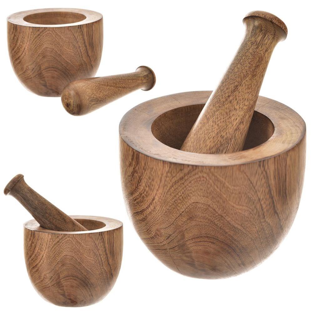 Mango Wood Mortar and Pestle Set MANGO Orion 13.5cm