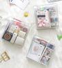 Clear Case Pencil Case Multi Pouch Korean Miscellaneous Goods Transparent Storage Mini Size [Donary] (Simple)