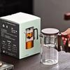 Glass Tea Pot Kettle Infuser 520ML/720ML Teapot Water Separation Inner Magnet One Click Magnetic Switch Tea Filtration Cup Set