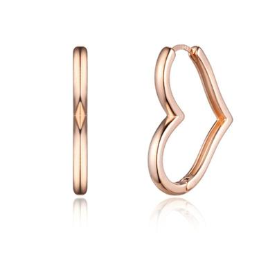 Ювелирные изделия ELLE 14K Кольцо-сердце Серьги (Золотая булавка) ELGPEE476