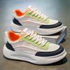 Men's Shoes New Mesh Breathable Little White Shoes Trendy Versatile Low-top Shoes Thick-soled Heightening Shoes Comfortable Casual Shoes