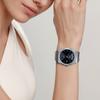 Casio Часы на кварцевом механизме с браслетом из нержавеющей стали, унисекс, черный циферблат, MTP-B146D-1AV
