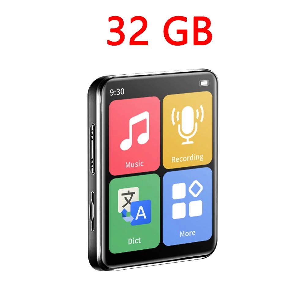 MP3-плеер Bluetooth 5.2 Полностью сенсорный Экран Студенческий Walkman Hifi Спортивный Музыкальный Плеер Mp4 Видео Плеер Встроенный Динамик С Электронной Книгой