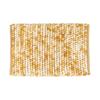 Dulton Chenille Handloom Mat 400 X 600mm Yellow Comfortable To the Touch Bath Mat Foot Towel Handwoven Yellow White RN-0496-60YL