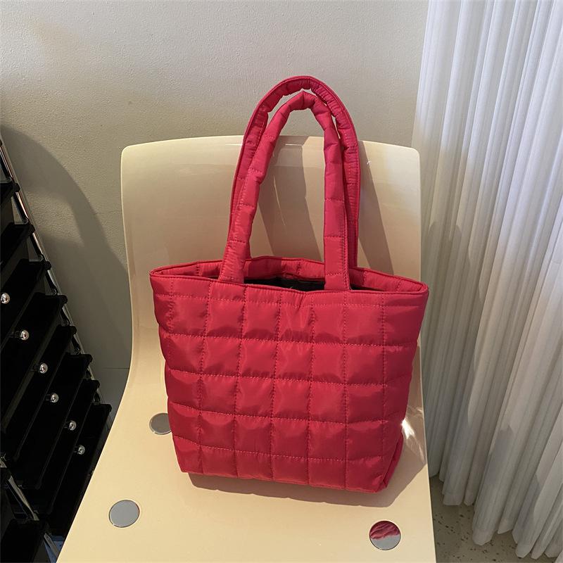Winter Big Bag New Commuter Casual Portable Shopping Bag Large Capacity Beautiful Shoulder Bag Tote Women's Bag