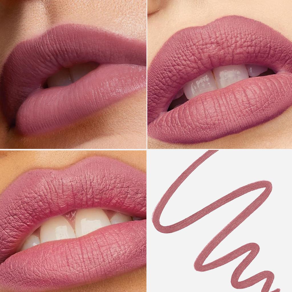 HANDAIYAN 6 Colors Velvet Lip Crayon Set Matte Lip Liner Pencil Long Lasting Waterproof Full Coverage Lip Contour Shaper Makeup