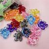 DIY Handmade Materials Necklaces Jewelry Marking Acrylic UV Color Transparent Big Flower Beads 21.4*23.6mm Irregular Fashion 10pcs Accessories
