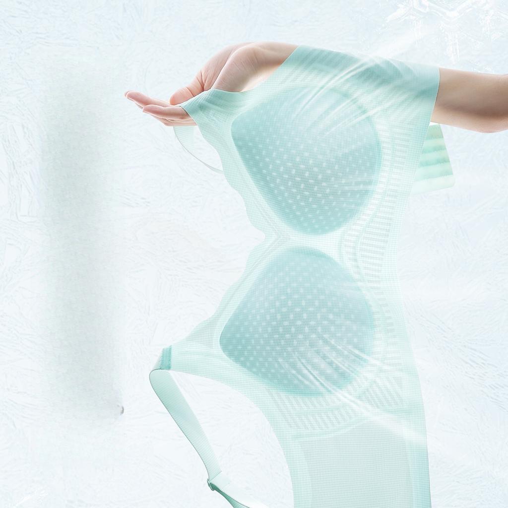 Тонкий дышащий бюстгальтер Женское удобное нижнее белье больших размеров Женский бюстгальтер с эффектом пуш-ап без косточек Дышащий бюстгальтер без косточек