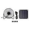 100W Solar Panel Ventilator Fan Solar Portable Powered Exhaust Fan for Greenhouse Pet House