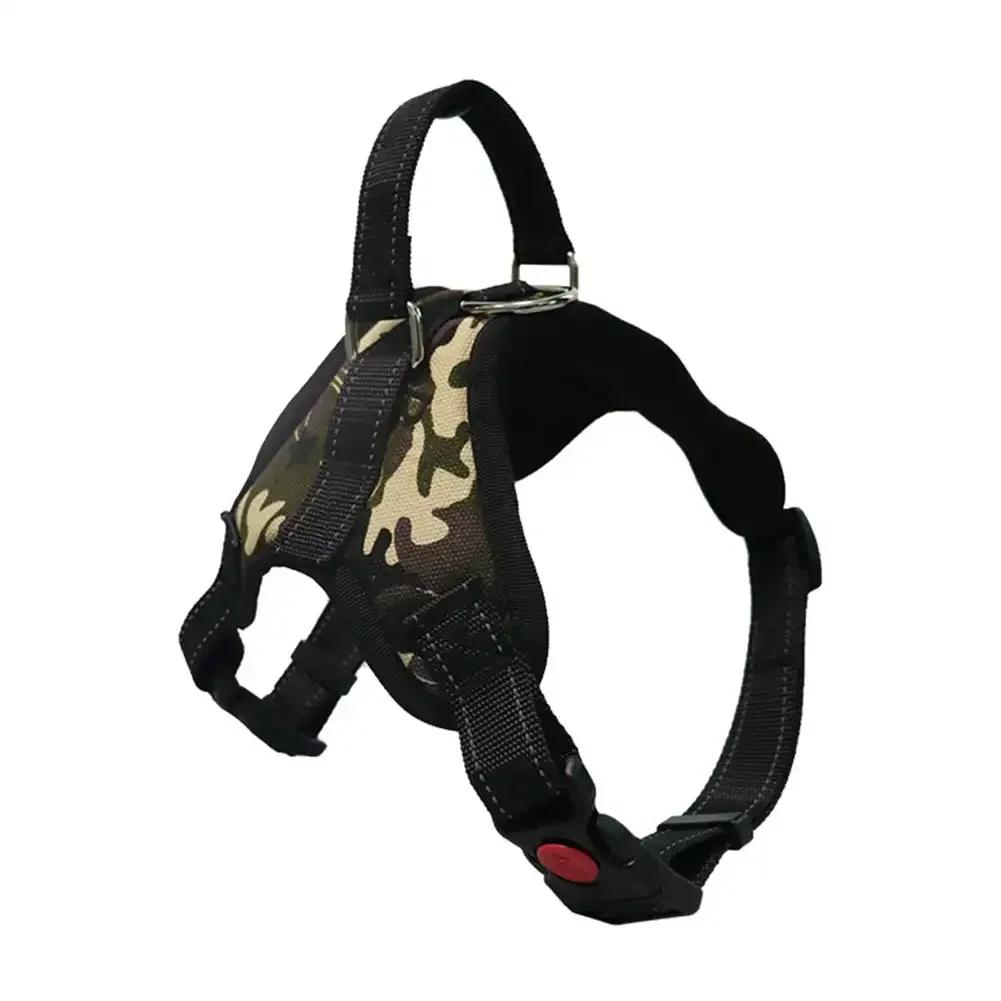 Adjustable Dog Harness Pet Small Medium Large Big Dogs Small Medium Large Big Dogs Saddle Style Chest and Shoulder Straps