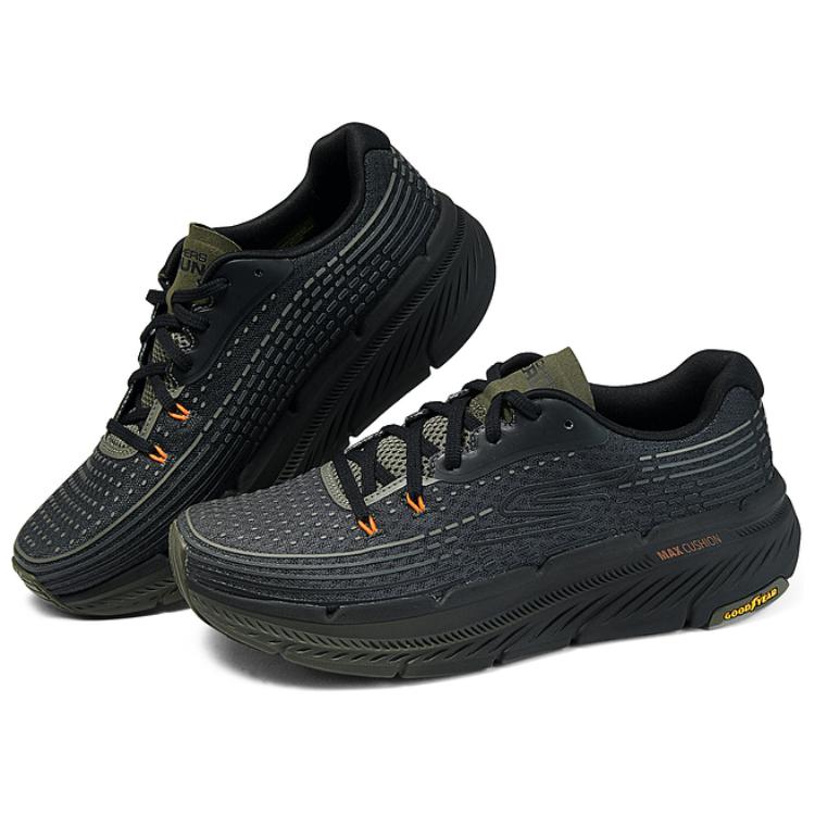 Skechers Максимальная амортизация Premier 2.0 Удобные Универсальные Прочные Дышащие Низкие Беговые Кроссовки Мужская кроссовка Черный 220835-OLV