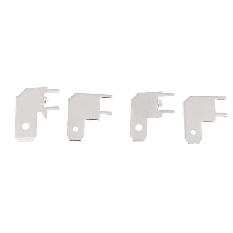 50Pcs 4.8/6.3 Flag-Shaped Inserts Pcb Circuit Board Insert Pcb L-Shaped Corner Solder Thickness 0.8Mm Welding Sheet