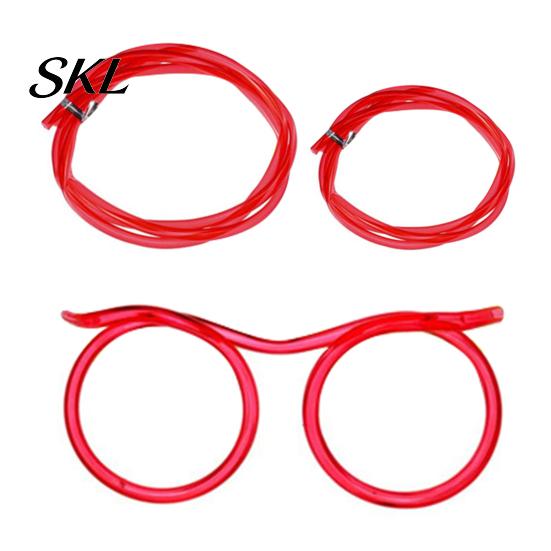 Odor-free Plastic Straw Funny Glasses Straw, Creative Eyewear Drinking Tube for Parties, Bendable Flexible Kids Safe Juice Soda Milk Tea, Novelty Gag