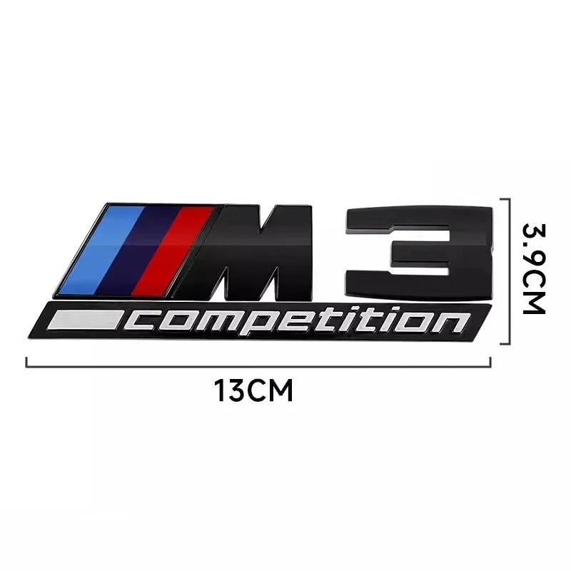For BMW M3 M4 F07 F34 F30 F20 F10 E60 E46 E53 G01 Sticker 3D Car Decorative accessories M Badge Emblem Decoration Accessories BU1