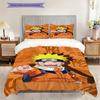 3pc Naruto-themed Printed Bedding Set( Without Core), Soft and Skin-friendly, Suitable for Bedroom or Guest Room