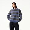 Broadcast Mickey Jacquard Stripe Knit Sweater