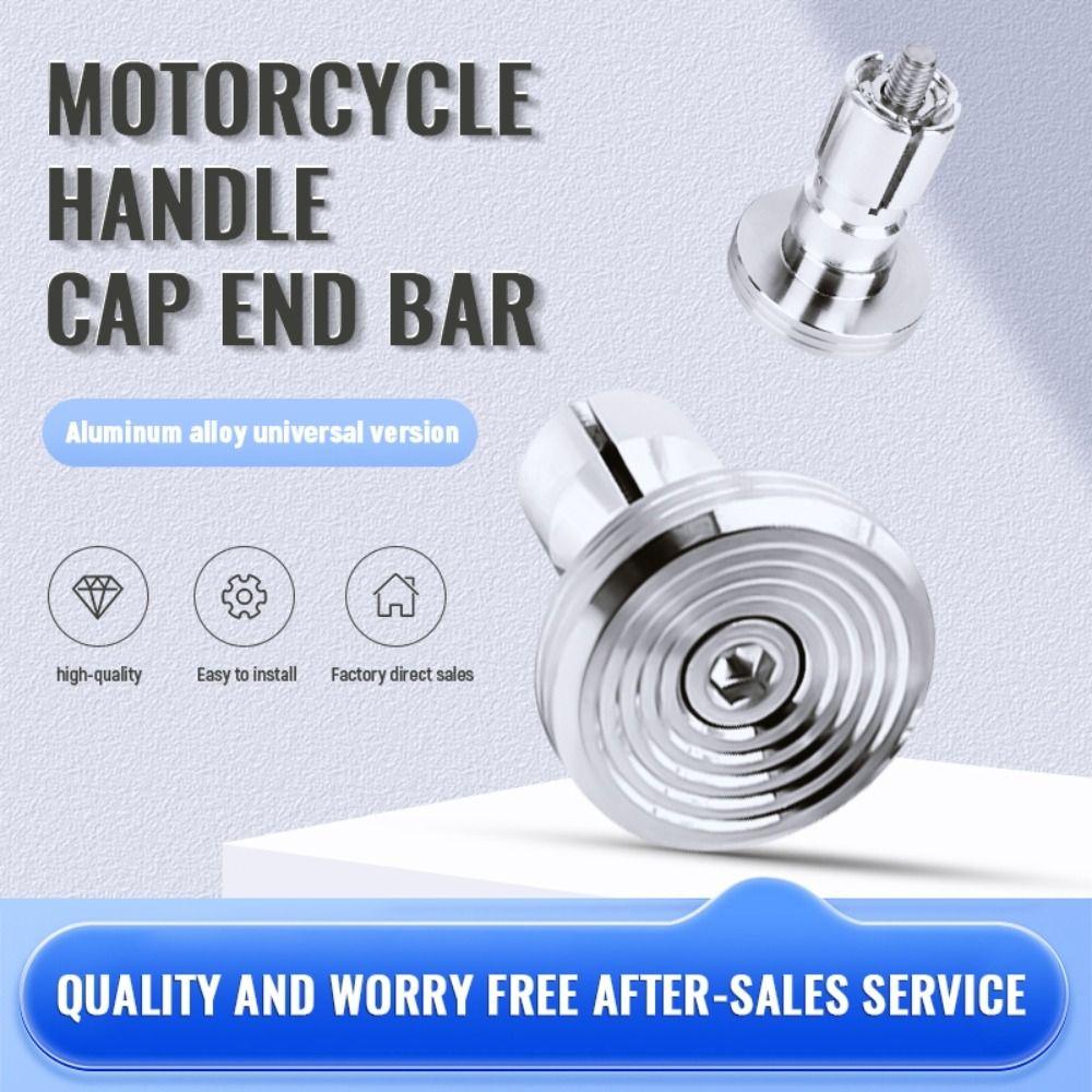 1Pair Universal Handle Plug Anti-corrosion Metal Handlebars End  for Motorcycle Electric Bike