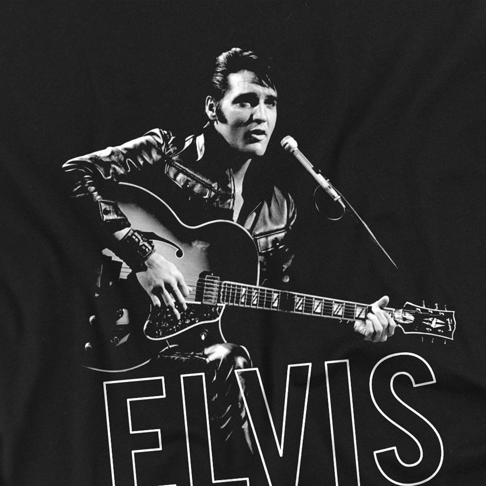 Elvis Presley Childrens/Kids Guitar In Hand T-Shirt