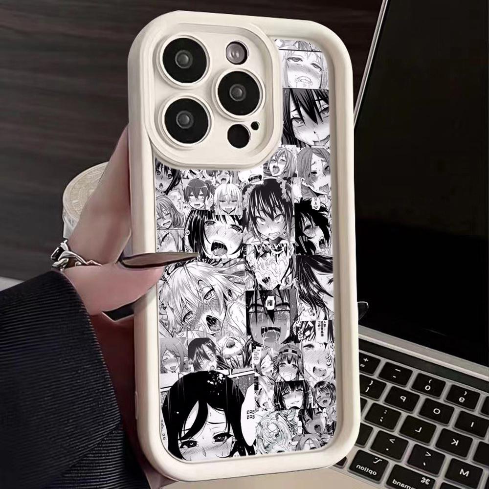 Ae81 хентай Harajuku аниме Girl art защитные чехлы для телефонов для Xiaomi Poco X5 M6 Redmi Note 13 12 11 Pro 13C 12C A3 9 10 12S ангельские глазки задняя крышка из ТПУ