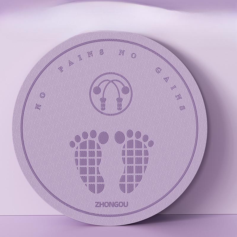 Коврик для прыжков без веревки, амортизирующий и звукоизоляционный, домашний детский коврик для йоги в помещении, нескользящий и противоударный, 64 см