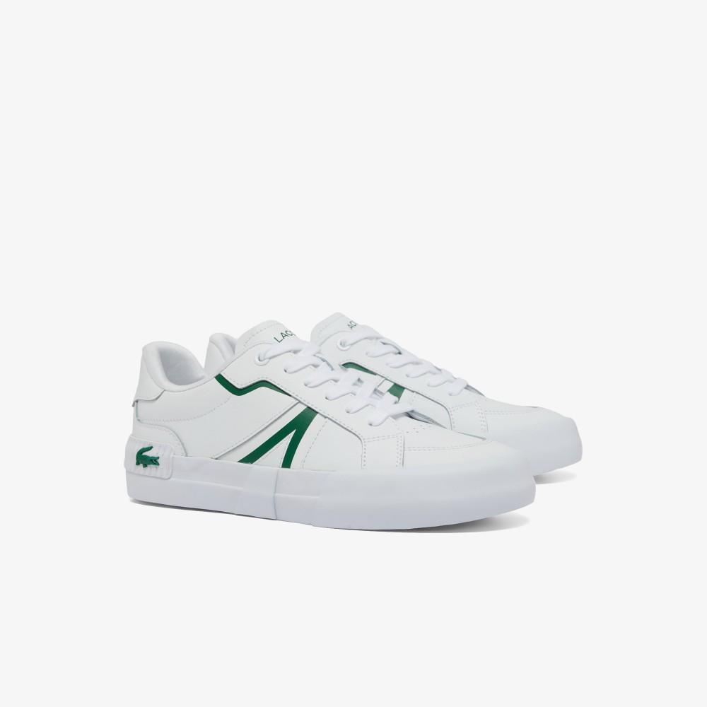 Lacoste Женские кроссовки L004 с контрастными вставками из кожи RZ8002W54N082