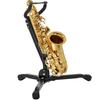 Folding Alto Saxophone Stand - Foldable Tenor Saxophone Stand with Metal Triangular Base for Kids, Birthdays, and Portable Instruments