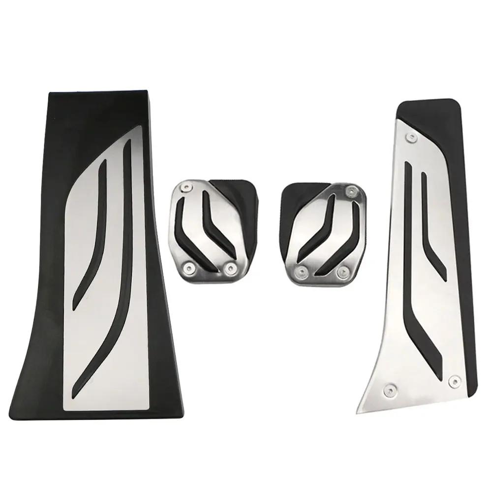 Accelerator Gas Brake Footrest Cover LHD Stainless Steel Car Pedal for BMW X5 X6 F15 F16 E70 E71 E72 2008 - 2018 Accessories